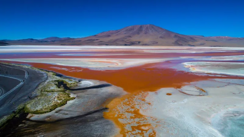 Laguna Colorada (lagoa vermelha)